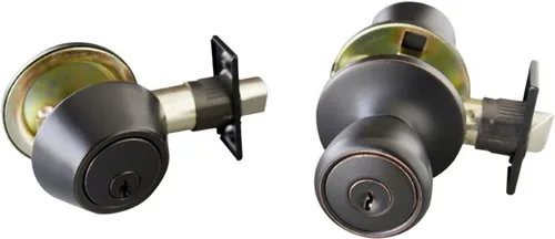 Vista 31 de Design House 728345 - Pomo universal con llave para puerta de entrada de 6 vías (latón envejecido)