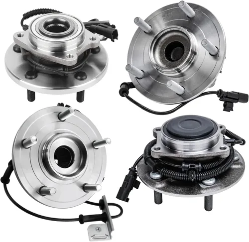 Vista 264 de Detroit Axle - Kit de 4 piezas de manguetas de dirección para Honda Civic 2006-2011, 2 manguetas de dirección delanteras y bujes de ruedas