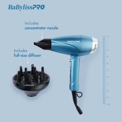 Vista 3 de BaBylissPRO Nano Titanium COMPACT TOOLS deliver full power in a compact size - deep waver, hair dryer, hot air brush, paddle brush, wand