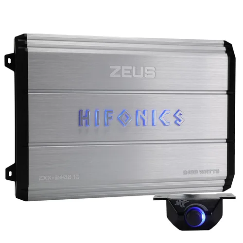 Vista 11 de Hifonics Zeus ZXX - Amplificador de audio monobloque de coche de 1000 vatios máximo clase D con perilla de graves y control remoto, crossovers