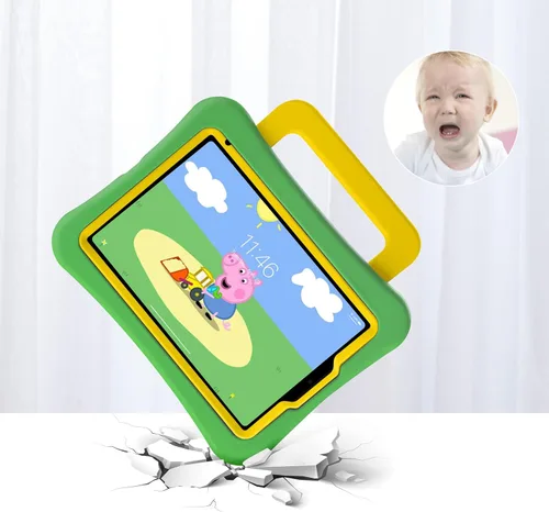 Vista 95 de Funda para Niños para iPad mini 7 (A17 Pro) 2024/iPad Mini6 2021, Peso Ligero Resistente/A Prueba de Golpes/A Prueba de Caídas con Asa/Soporte