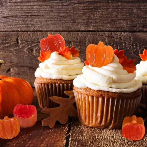 Vista 6 de Webake Molde de chocolate de calabaza, 3 piezas, molde de silicona para chocolate, 12 cavidades, molde de caramelo de otoño para hornear, decoración
