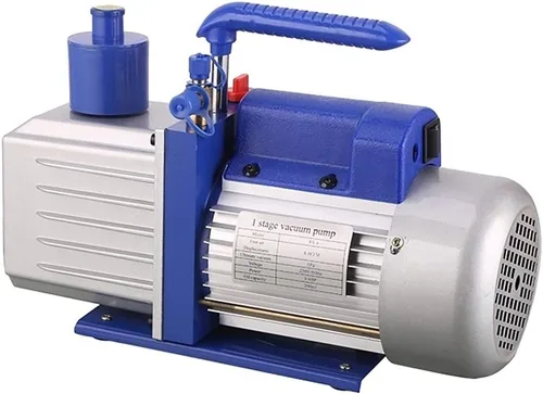 Vista 4 de ATO - Bomba de vacío de paletas rotativas de una etapa de 2.5CFM/10CFM, bomba de vacío monofásica universal, para aire acondicionado, refrigeración