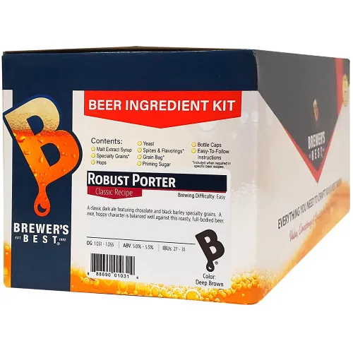 Vista 9 de Brewer's Best 1031 Kit de ingredientes para preparación casera de cerveza, Robust Porter