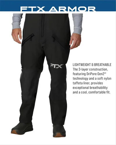 Vista 5 de FROGG TOGGS FTX Armor Premium - Baberos de pesca impermeables para hombre, color azul océano, talla S