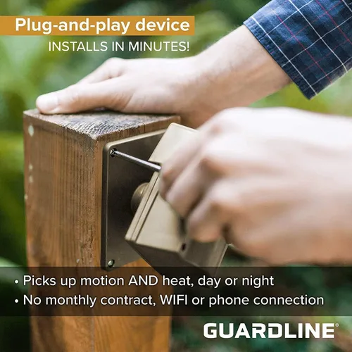 Vista 3 de Alarma inalámbrica Guardline para la entrada, para exterior, detector y sensor de movimiento resistente a la intemperie, el mejor sistema de alarma