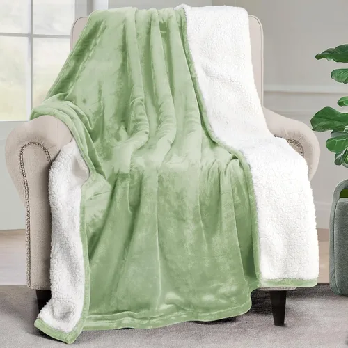 Vista 37 de Utopia Bedding Manta Sherpa Tamaño Throw (Negro, 50x60 Pulgadas) - Manta Reversible de Vellón Suave y Ligera para Cama, Sofá, Sillón, Camping