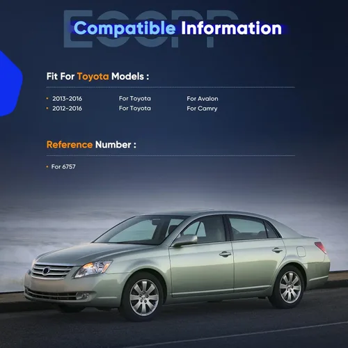 Vista 2 de ECCPP Soporte de elevación para capó delantero, resortes de gas para Toyota Avalon 2013-2016, para Toyota Camry 2012-2016, compatible con 6757