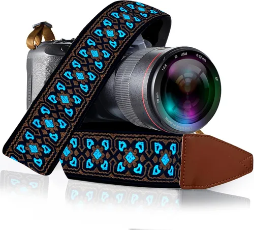 Vista 17 de Art Tribute Camera Strap for All DSLR and Mirrorless Cameras. Add Your Name Or Initials Make It a Personalized Gift