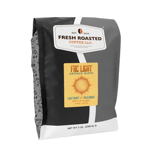 Vista 89 de Fresh Roasted Coffee, Caballero Negro Orgánico USDA Orgánico, Kosher Tostado oscuro 2 lb (32 oz) Molido