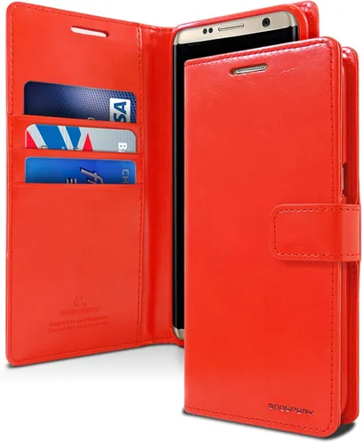 Vista 49 de GOOSPERY Bluemoon - Cartera compatible con iPhone 13 Pro Max, funda de piel sintética de alta calidad, soporte para tarjeta con tapa para teléfono