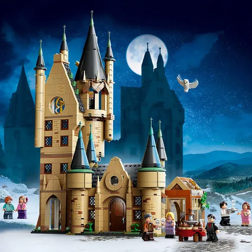Vista 7 de LEGO 75969 Harry Potter Hogwarts Astronomy Tower Building Toy para niños +9 años con 8 mini figuras