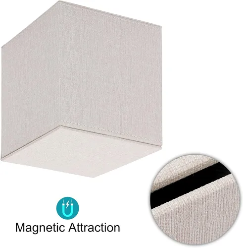 Vista 6 de Sumnacon Funda de Caja de Paños Cuadrada - Elegante Soporte de Caja de Paños con Fondo Magnético, Caja de Paños Decorativa para Tocador, Tanque