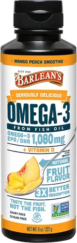 Vista 12 de Barlean's Aceite de pescado Omega-3 de sorbete de cítricos, 1500 mg de EPA