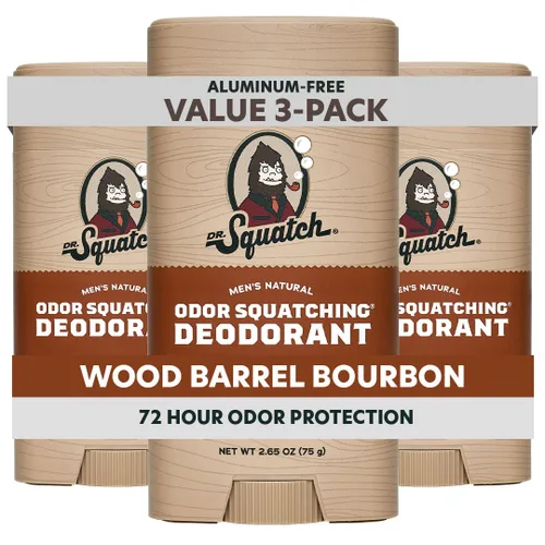 Vista 16 de Dr. Squatch - Desodorante natural para hombres - Sin aluminio, elimina el olor - Birchwood Breeze (2.65 oz, paquete de 3)