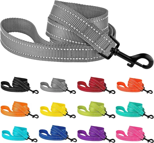 Vista 15 de CollarDirect Correa impermeable para perro, pequeña, mediana y grande, duradera, para caminar, entrenar y correr, rosa, negro, azul, naranja, verde
