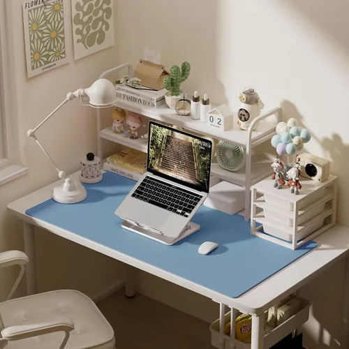 Vista 603 de Aothia Protector de escritorio de cuero, alfombrilla para mouse, alfombrilla de escritorio de oficina, 31.5 x 15.7 pulgadas, secante de escritorio