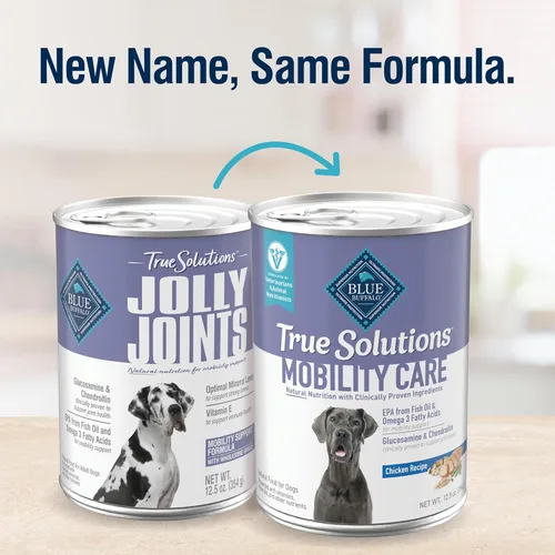 Vista 2 de Blue Buffalo True Solutions Mobility Care - Alimento húmedo para perros adultos, hecho con ingredientes naturales, pollo, latas de 12.5 onzas
