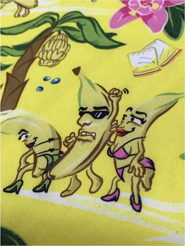 Vista 4 de Bananas & Blow Divertida camisa hawaiana con botones para fiesta de golf para hombres