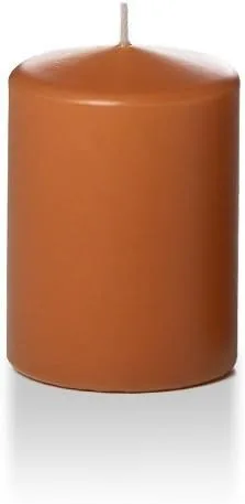 Vista 138 de yummi Velas redondas de pilar de 3 x 4 pulgadas, color verde oliva, 3 por paquete