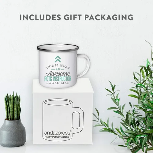 Vista 207 de Andaz Press 11oz. Stainless Steel Campfire Coffee Mug Gift, This is What an Awesome Mentor Looks Like, 1-Pack, Birthday Gift Ideas Coworker Him Her