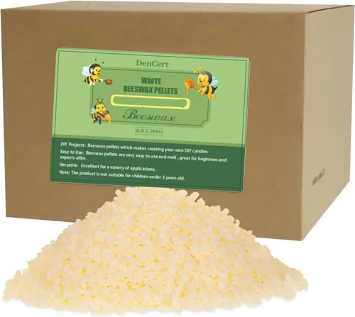 Vista 7 de Pellets de cera de abejas de 10 libras, pastillas de cera de abeja con triple filtrado para hacer velas, ideal para proyectos de bricolaje