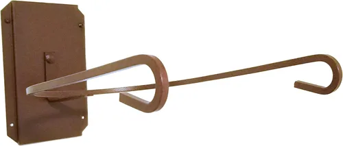 Vista 3 de Soporte para sombreros clásico de un nivel hecho en Estados Unidos óxido