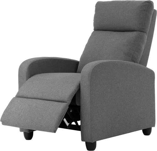Vista 20 de PayLessHere Silla reclinable individual, sofá reclinable para teatro en casa con soporte lumbar y respaldo acolchado para sala de estar y dormitorio