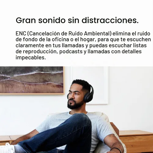 Vista 6 de Belkin Auriculares inalámbricos SoundForm Adapt, micrófono Boom, batería