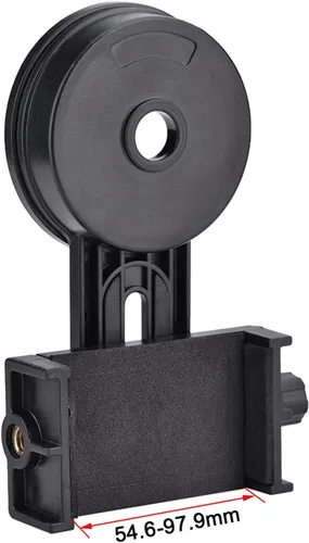 Vista 5 de Soporte de teléfono para telescopio, Adaptador de teléfono binocular, Soporte de teléfono para telescopio universal, Adaptador de cámara