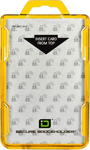 Vista 20 de ID Stronghold - Soporte seguro para tarjetas de identificación con bloqueo RFID - Duolite 2 tarjetas - Policarbonato - Soporte de plástico duro