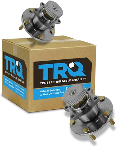 Vista 152 de TRQ Juego de 2 rodamientos de rueda delantera y conjunto de cubo compatible con Tesla 3 2020 Y 2018-2019