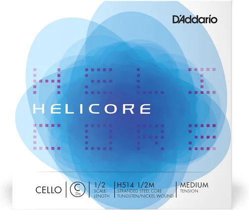 Vista 19 de D'Addario Helicore - Cuerda de violonchelo simple, escala 1/2, tensión media