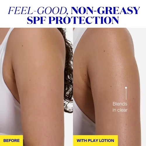 Vista 4 de Supergoop! PLAY Everyday Lotion SPF 50 - Protector solar de amplio espectro para cuerpo y cara para pieles sensibles, ideal para días activos