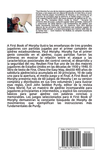 Vista 2 de Ajedrez A First Book Of Morphy Volumen 3: 10 reglas para jugar el final de partida de ajedrez (Spanish Edition) Tapa blanda – 2 Abril 2021