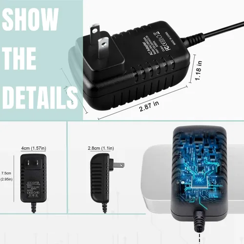 Vista 4 de SLLEA AC Adapter Replacement for Xantrex XPower Powerpack 150 Power Pack Power Supply Cord Charger