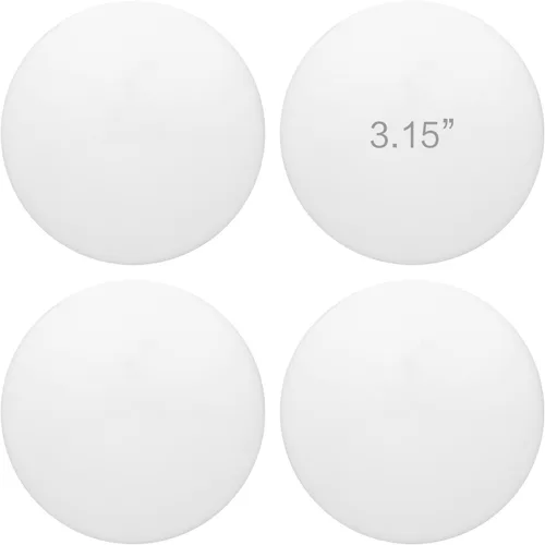 Vista 7 de Protector de pared para tope de puerta de 3.15 pulgadas, 8 piezas de amortiguadores de silicona suave blanca para manija de puerta, a prueba