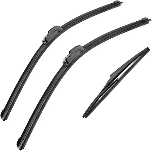Vista 30 de 3 limpiaparabrisas de 24 pulgadas, 16 pulgadas, 17 pulgadas, repuesto para X-Trail T30 2000-2007, limpiaparabrisas de equipo original, que cumple