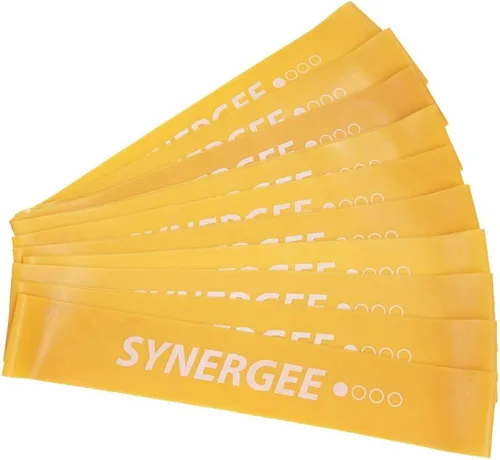 Vista 9 de Synergee Mini bandas de resistencia para ejercicio físico que funcionan mejor cuando entrenas en casa o en el gimnasio