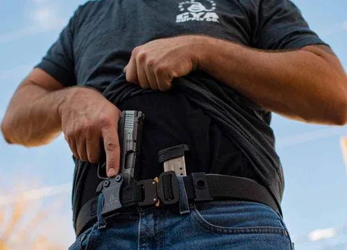 Vista 3 de CYA Supply Co. Base IWB Funda de transporte oculta propiedad de veteranos fabricada en Estados Unidos - Compatible