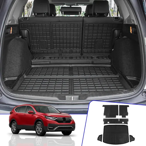 Vista 8 de Rongtaod Alfombrillas de Piso Compatibles con Honda CRV 2023 2024 2025 2026 Forro de Maletero Forro de Carga Alfombrilla de Carga Protector