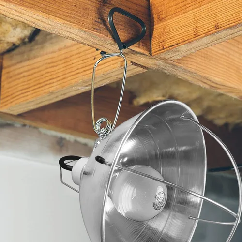 Vista 6 de Simple Deluxe Lámpara de abrazadera con reflector de aluminio de 105 pulgadas y protector de bombilla de hasta 250 W enchufe E26 sin bombilla