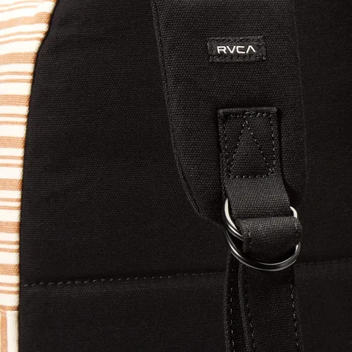 Vista 3 de RVCA Mochila de lona Lukas para mujer, Blanco