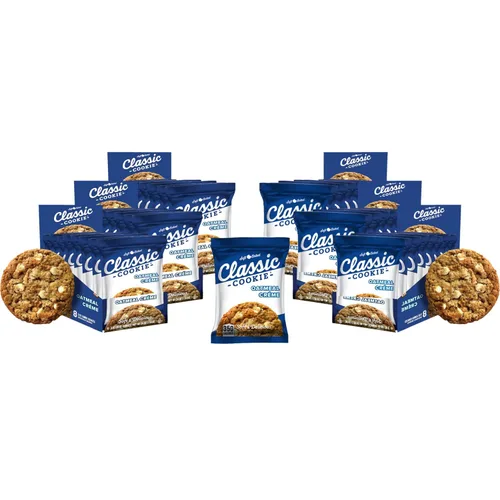 Vista 31 de Galletas de brownie Classic Cookie suavemente horneadas en forma redonda, 2 cajas, 16 galletas envueltas individualmente