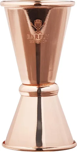 Vista 21 de Barfly M37003ACP Vaso medidor de estilo japonés, 1 oz x 1-1/2 oz, Cobre antiguo