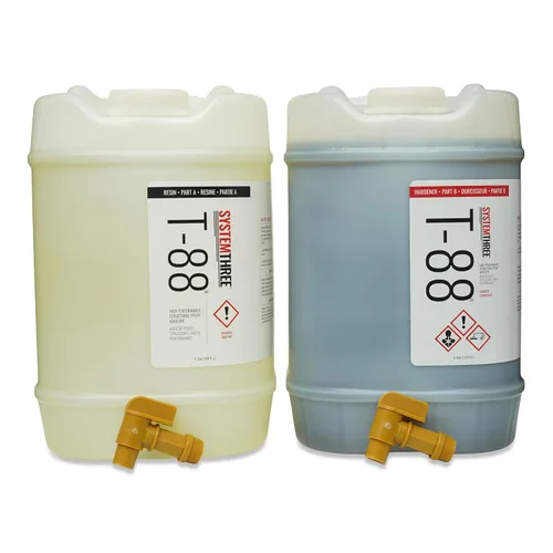 Vista 2 de Adhesivo epoxi System Three T-88, 0.5 galones