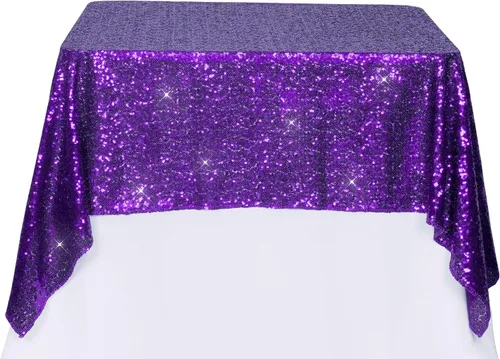 Vista 135 de PartyDelight Squin - Mantel Rosa fucsia