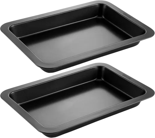 Vista 10 de CHEFMADE Molde cuadrado para tartas, 8 pulgadas, antiadherente, de acero al carbono, molde para hornear, bandeja para hornear, para pasteles, pan