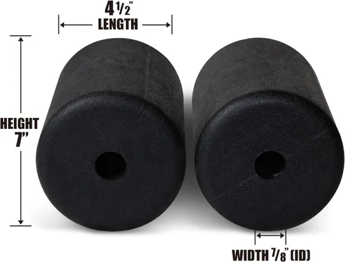 Vista 2 de WF Athletic Supply Almohadillas de espuma de PU, rodillo de espuma para máquinas de ejercicio, repuesto de equipo, almohadilla de rodillo para 7" X