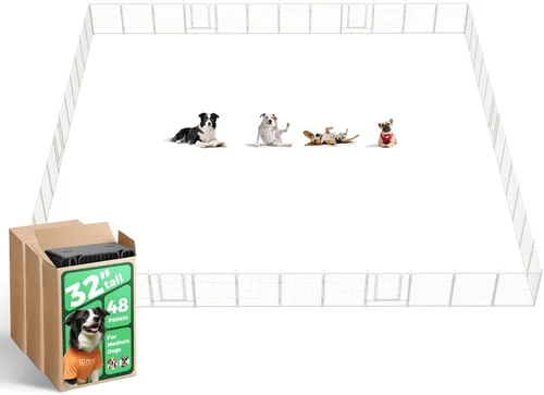 Vista 76 de FXW Rollick - Corralito para perros para patio, campamento con casa rodante, patentado, 24 pulgadas, 2 paneles
